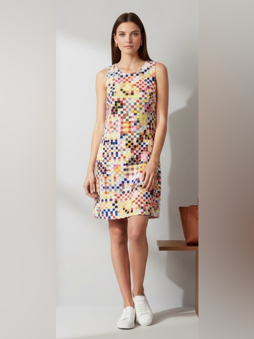 Kate Spade Saturday Colorblock Mini Dress Size 2 Preppy Retro Summer Chic